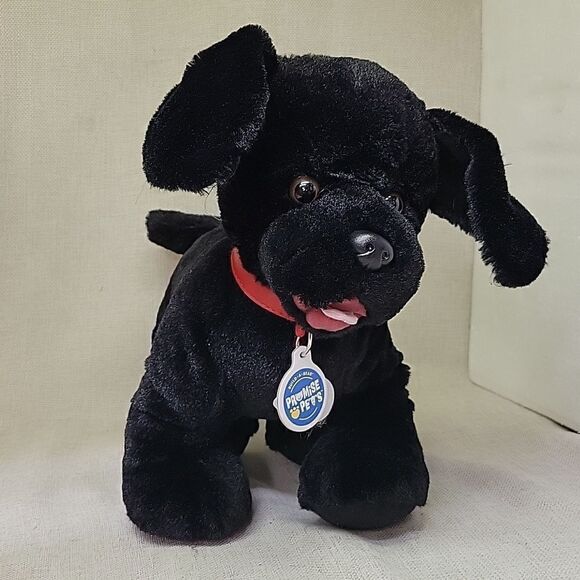 3 Build a Bear Plush, Promise Pets black puppy, Kitty, Brown Puppy - Picture 2 of 14